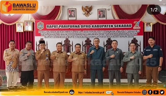 Paripurna Akhir masa jabatan Bupati