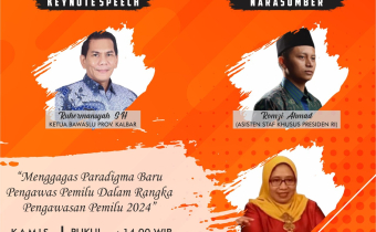 Bawaslu Sekadau gelar Webinar Daring untuk menyongsong Pemilu 2024