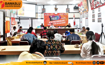 Uji Publik Daftar Pilih Sementara (DPS) Pemilihan Bupati dan Wakil Bupati Sekadau Tahun 2020