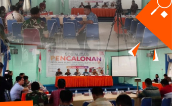 Bawaslu Sekadau Menghadiri Acara Sosialisasi Pencalonan yang diadakan oleh KPU Sekadau